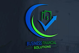 draw credit repair accounting and financial logo design