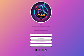 create a personal wordpress website for twitch streamers