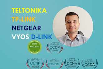 configure teltonika, tplink, netgear, vyos and dlink
