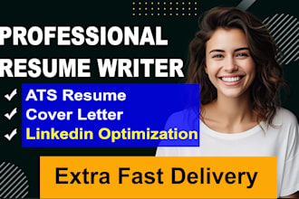 provide professional resume cover letter and linkedin service
