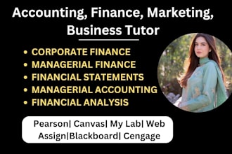 teach you corporate finance, managerial finance, and managerial accounting class