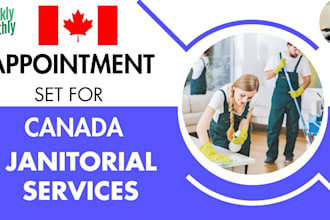 janitorial appointment setting and cold calling in canada