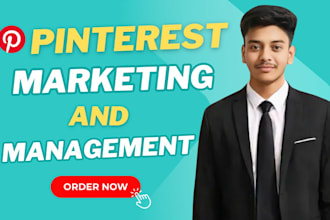 do pinterest marketing manager and create seo optimized pins, boards