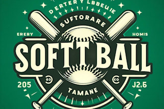 do make outstanding softball logo