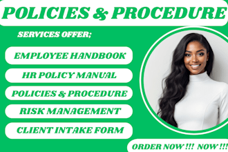 develop policies and procedure, employee handbook, hr handbook, homecare policy