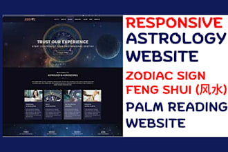 design astrology spiritual website chinese zodiac sign horoscope store