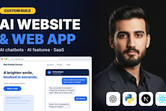 develop an ai app or ai website