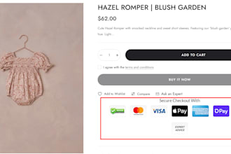 add payment icons and trust badges in shopify store