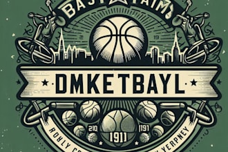 do make outstanding basketball logo