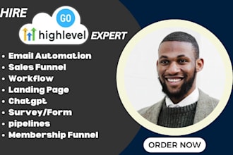 set up gohighlevel workflow automation sales funnel ghl website ghl landing page