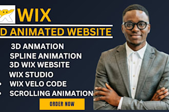 3d animated wix website design 3d animated website 3d spline 3d animation