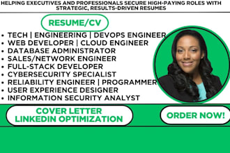 write tech resume, IT consulting, data analyst, software engineer, voip engineer