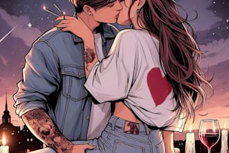 draw custom comic page manhwa webtoon style character illustration realistic