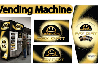 design a unique vending machine wrap, vending machine design, vending machine