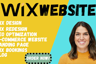 wix website redesign, wix website design, wix website, redesign wix website