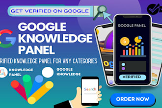 create a verified standard google knowledge panel for personal or company, graph