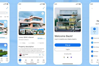 develop tailored real estate VR ai powered app and website like zillow or trulia