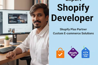 be your shopify, shopify plus and  figma to shopify developer