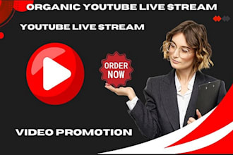 promote your youtube live stream video live streaming to increase your viewers