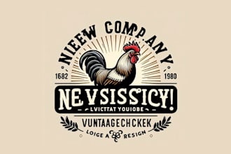 do vintage chicken livestock logo design let bring your brand