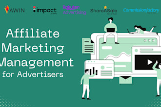 manage your affiliate program on awin, impact, rakuten, commission factory, etc