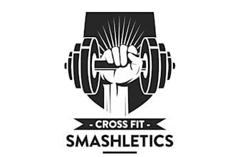 design amazing cross fit gym fitness logo