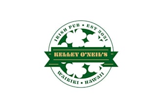 design modern original irish bar logo