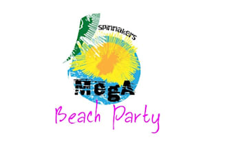 create next spinnaker mega beach party logo