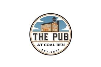 design professional gastro pub with industrial logo