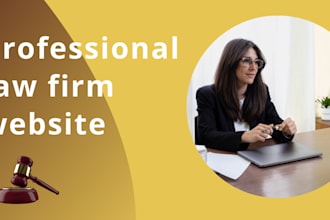 design wordpress lawyer website, law firm, attorney website for business