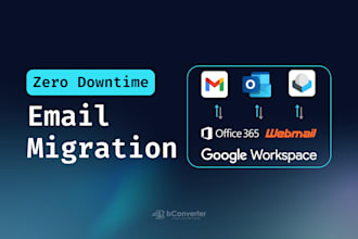 migrate emails from cpanel, google workspace,  outlook, webmail and any provider