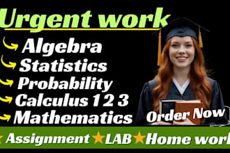 help you in mathematics statistics calculus trigonometry and math algebra