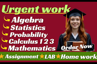 help you in advance math,statistics calculus, algebra, trigonometry, probability