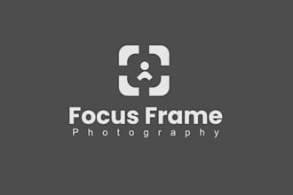 design classy simple photography logo for you
