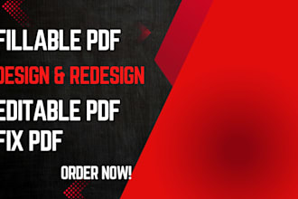 create fillable pdf editable design pdf