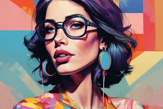 draw your photos into wpap pop art