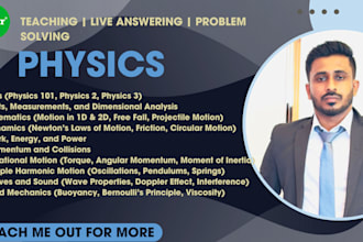 tutor physics, solve physics problems, and explain concepts clearly