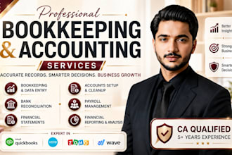 provide quickbooks online bookkeeping, quickbooks setup, and quickbooks clean up