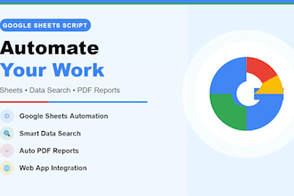 automate your google sheets with apps script, custom webapp and PDF reports