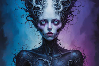create surrealism illustration design
