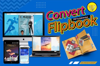 convert PDF to flipbook or digital magazine flip book
