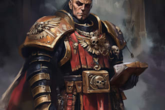 draw your favorite warhammer 40k character