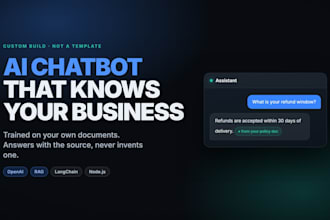 build a custom ai chatbot with rag and your knowledge base