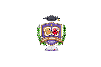 do kids children daycare childcare cute fun school toy shop logo