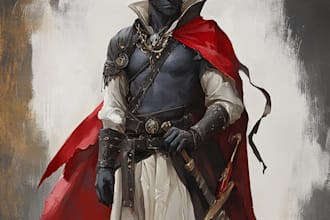 design a dnd character art and dnd character art