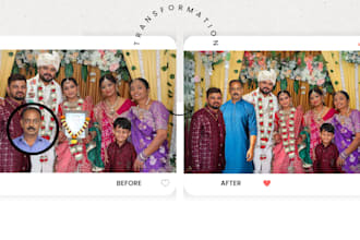 add, remove person, objects, edit photo background