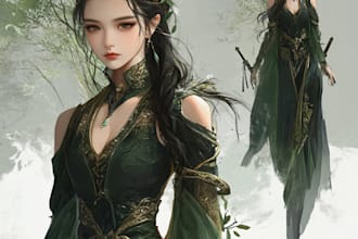 design fantasy character art illustration