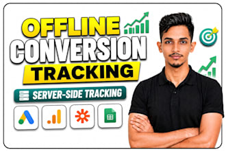 set google ads or facebook offline conversion tracking, server side tracking