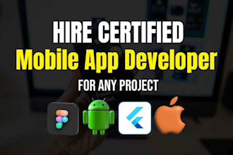 create ios and android mobile app development in native hybrid and web version