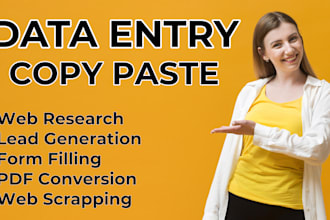 do fast data entry, copy paste work